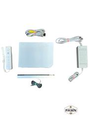 White Nintendo Wii Console Bundle W/ Controller, Wii Bar RVL-001 *Tested*